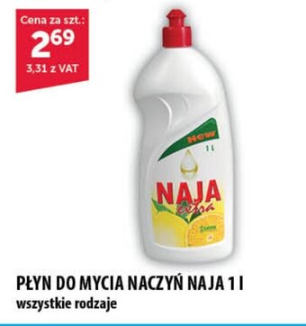 Eurocash PŁYN DO MYCIA NACZYŃ NAJA 1l oferta