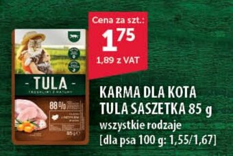 Eurocash KARMA DLA KOTA TULA SASZETKA 85 g oferta