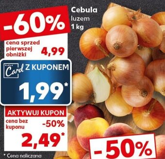 Kaufland Cebula 1kg oferta