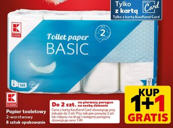 Kaufland Papier toaletowy 2-warstwowy 8 sztuk oferta