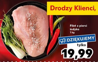Kaufland Filet z piersi indyka 1kg oferta