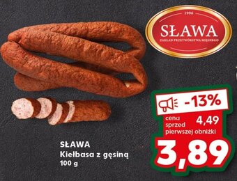 Kaufland SŁAWA Kiełbasa z gęsiną 100g oferta