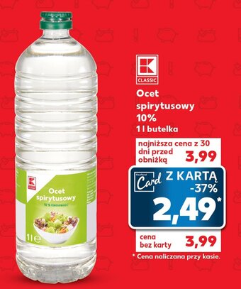 Kaufland Ocet spirytusowy 10%1l oferta