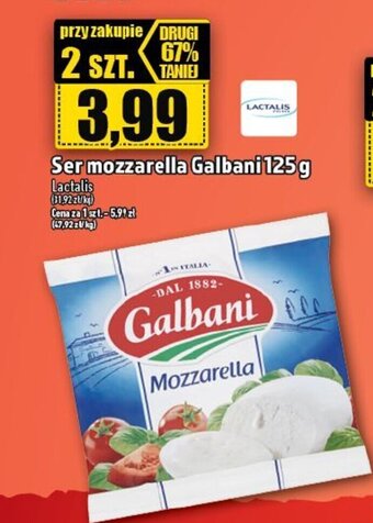 Topaz Ser mozzarella Galbani 125g oferta