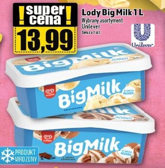 Topaz Lody Big Milk 1 L oferta