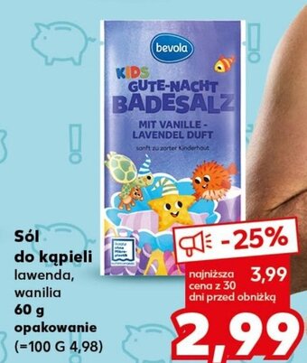Kaufland Sól do kąpieli 60g oferta