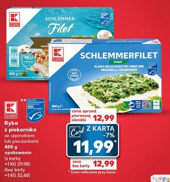 Kaufland Ryba z piekarnika 400 g oferta