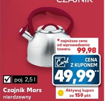 Kaufland Czajnik Mars nierdzewny oferta