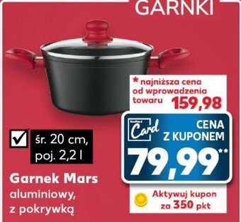 Kaufland Garnek Mars aluminiowy, z pokrywką oferta