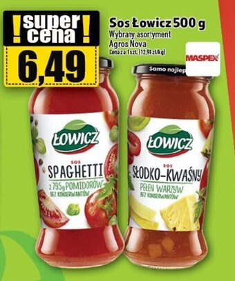 Topaz Sos Łowicz 500 g oferta