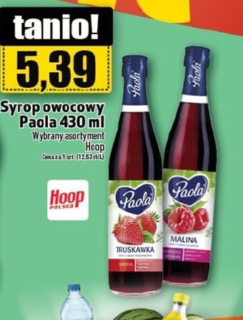 Topaz Syrop owocowy Paola 430 ml oferta