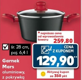 Kaufland Garnek Mars aluminiowy, z pokrywką oferta
