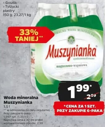Netto Woda mineralna Muszynianka 1,5l oferta