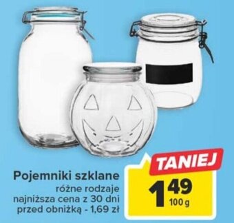 Carrefour Pojemniki szklane 100g oferta