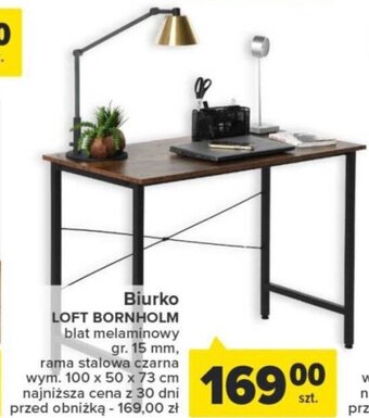 Carrefour Biurko LOFT BORNHOLM oferta