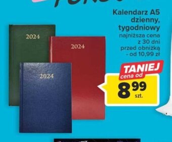 Carrefour Kalendarz A5 dzienny, tygodniowy oferta