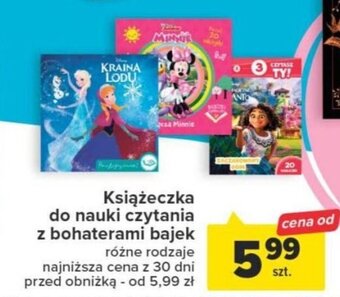 Carrefour Książeczka do nauki czytania z bohaterami bajek oferta