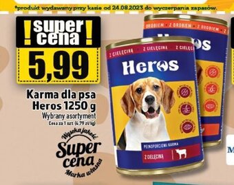 Topaz Karma dla psa Heros 1250 g oferta