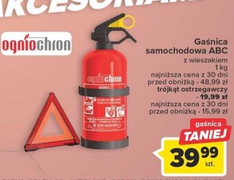 Carrefour Gaśnica samochodowa ABC 1kg oferta