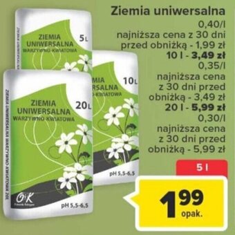 Carrefour Ziemia uniwersalna 5l oferta