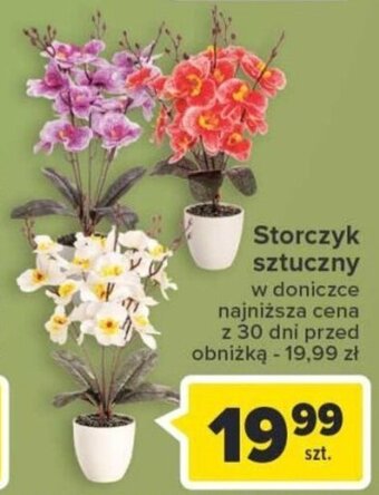 Carrefour Storczyk sztuczny w doniczce oferta