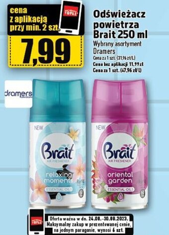 Odświeżacz powietrza Brait 250 ml
