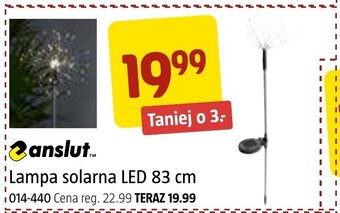 Jula Lampa solarna LED 83 cm oferta