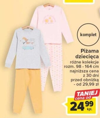 Carrefour Piżama dziecięca oferta