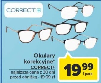 Carrefour Okulary korekcyjne CORRECT+ oferta