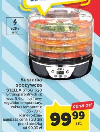 Carrefour Suszarka spożywcza STELLA STSG-520 oferta
