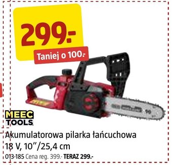 Jula Akumulatorowa pilarka łańcuchowa 18 V, 10"/25,4 cm oferta