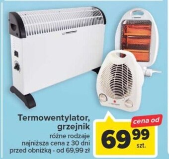 Carrefour Termowentylator, grzejnik oferta