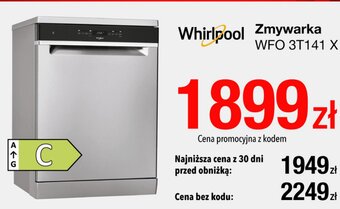 RTV EURO AGD Whirlpool Zmywarka WFO 3T141 X oferta