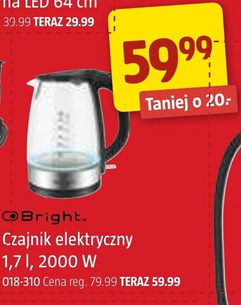 Jula Czajnik elektryczny 1,7 l, 2000 W oferta