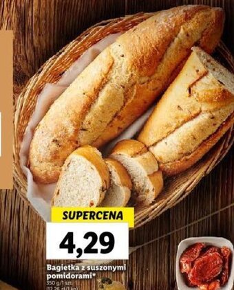 Lidl Bagietka z suszonymi pomidorami 350 g oferta