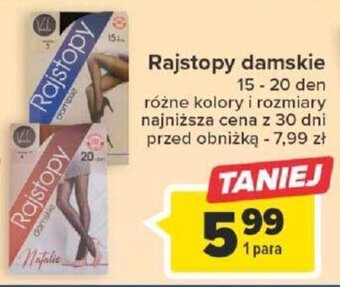 Carrefour Market Rajstopy damskie oferta