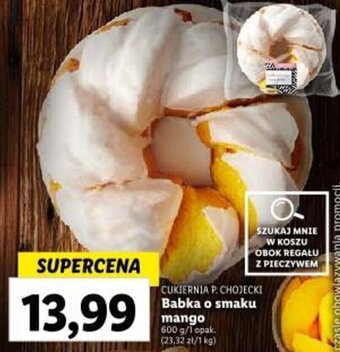 Lidl CUKIERNIA P. CHOJECKI Babka o smaku mango 600 g oferta