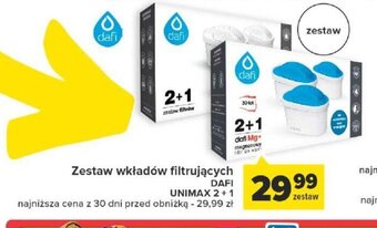 Carrefour Market Zestaw wkładów filtrujących DAFI UNIMAX 2+1 oferta
