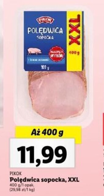 Lidl PIKOK Polędwica sopocka, 400 g oferta