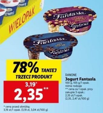Lidl DANONE Jogurt Fantasia 100 g, 105 g oferta