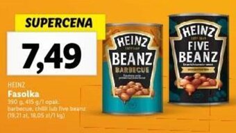 Lidl HEINZ Fasolka 390 g. 415 g oferta