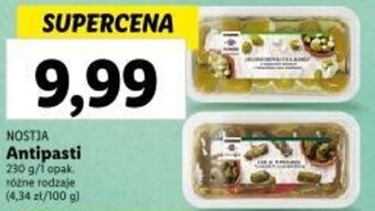 Lidl NOSTJA Antipasti 230 g oferta