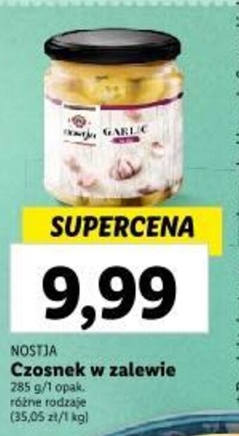 Lidl NOSTJA Czosnek w zalewie 285g oferta