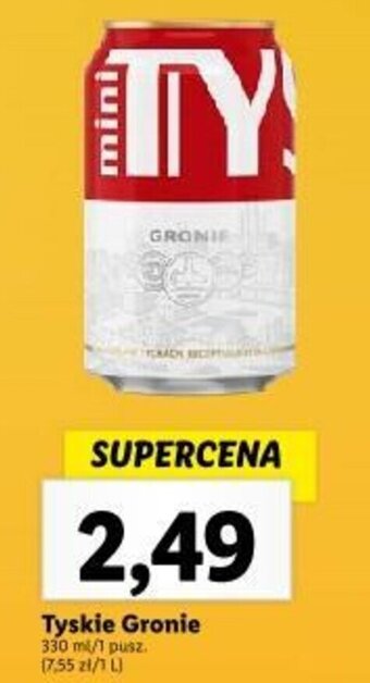 Lidl Tyskie Gronie 330 ml oferta