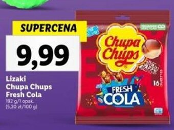 Lidl Lizaki Chupa Chups Fresh Cola 192 g oferta