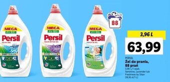 Lidl PERSIL Żel do prania, 88 pran 3,96 L oferta