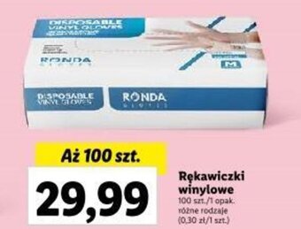 Lidl Rękawiczki winylowe 100szt. oferta