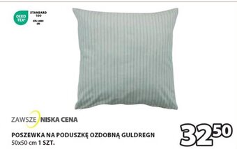 JYSK POSZEWKA NA PODUSZKĘ OZDOBNĄ GULDREGN 50x50 cm oferta