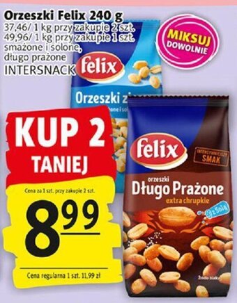 Prim Market Orzeszki Felix 240 g INTERSNACK oferta