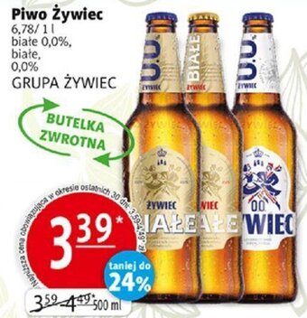 Prim Market Piwo Żywiec 500ml białe 0,0%, GRUPA ŻYWIEC oferta